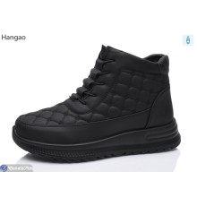 Черевики жіночі на зиму (8 пар р.37-42) чорний  "LEFRAT"
