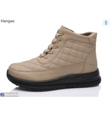 Черевики жіночі на зиму (8 пар р.37-42) коричневий  "LEFRAT"