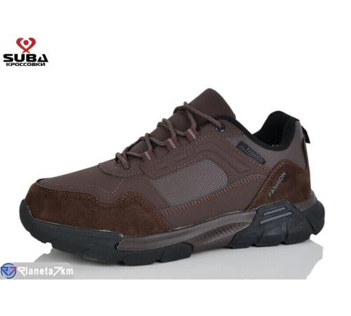 Кросівки чоловічі на весну/осінь (8 пар р.41-46) коричневий  "SUBA"