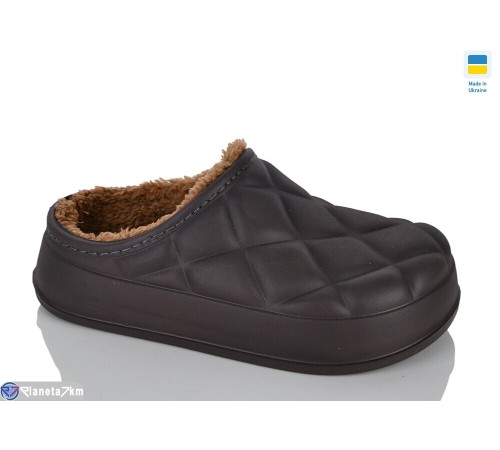 Жіночі сабо на зиму (6 пар р.36-41) коричневий  "Korka"