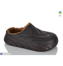 Жіночі сабо на зиму (6 пар р.36-41) коричневий  "Korka"