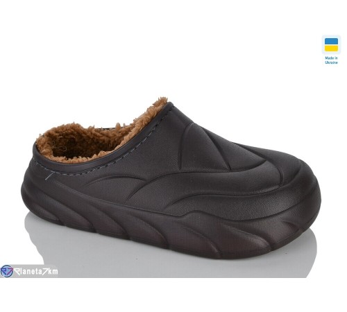 Жіночі сабо на зиму (6 пар р.36-41) коричневий  "Korka"
