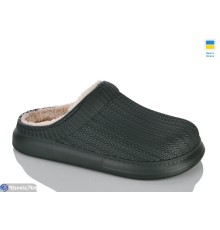 Чоловічі сабо на весну/осінь (8 пар р.37-41) зелений  "Korka"