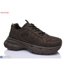 Кросівки жіночі на весну/осінь (8 пар р.36-41) коричневий  "QQ&Панда"
