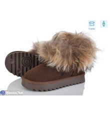 Дитячі Уггі на зиму (8 пар р.32-37) коричневий  "Kamila"