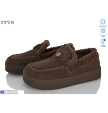 Туфлі жіночі на зиму (6 пар р.36-41) коричневий  "LOTOS"
