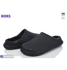 Шлепки чоловічі на весну/осінь (8 пар р.41-46) чорний  "Roks"