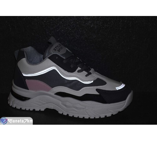 Кросівки жіночі на весну/осінь (8 пар р.37-41) сірий  "Normashoes"