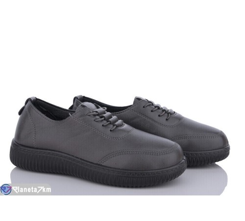 Туфлі жіночі на весну/осінь (8 пар р.37-42) графіт  "Normashoes"