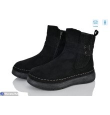Черевики жіночі на зиму (8 пар р.36-41) чорний  "LALLI"