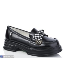 Дитячі туфлі на весну/осінь (8 пар р.35-39) чорний  "Normashoes"