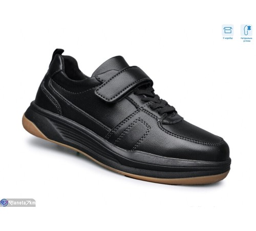 Дитячі туфлі на весну/осінь (8 пар р.32-37) чорний  "Normashoes"