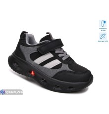 Дитячі кросівки на весну/осінь (8 пар р.27-32) чорний  "Normashoes"