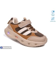 Дитячі кросівки на весну/осінь (8 пар р.27-32) коричневий  "Normashoes"