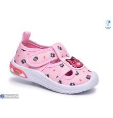 Тапки дитячі на весну/осінь (12 пар р.22-27) рожевий  "Normashoes"