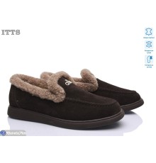 Туфлі жіночі на зиму (6 пар р.36-41) коричневий  "LOTOS"