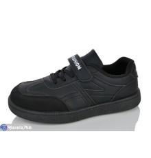 Дитячі кросівки на весну/осінь (8 пар р.32-37) чорний  "Normashoes"