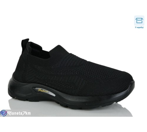 Кросівки жіночі на літо (8 пар р.36-41) чорний  "Normashoes"