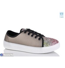 Кросівки жіночі на весну/осінь (16 пар р.36-40) коричневий  "MURMUR"