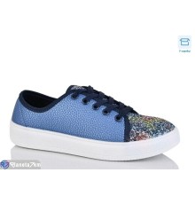 Кросівки жіночі на весну/осінь (16 пар р.36-40) синій  "MURMUR"