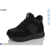 Черевики жіночі на зиму (6 пар р.36-41) чорний  "Trendy"