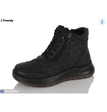 Черевики жіночі на зиму (8 пар р.37-42) чорний  "Trendy"