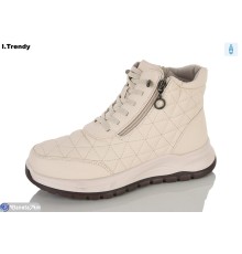 Черевики жіночі на зиму (8 пар р.37-42) бежевий  "Trendy"