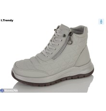 Черевики жіночі на зиму (8 пар р.37-42) сірий  "Trendy"