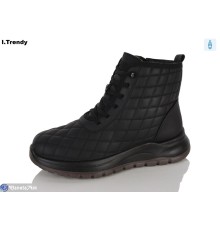 Черевики жіночі на зиму (8 пар р.37-42) чорний  "Trendy"