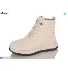 Черевики жіночі на зиму (8 пар р.37-42) бежевий  "Trendy"