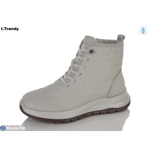 Черевики жіночі на зиму (8 пар р.37-42) сірий  "Trendy"