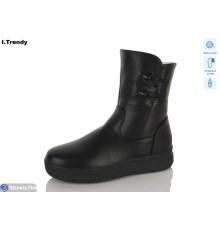 Черевики жіночі на зиму (6 пар р.36-41) чорний  "Trendy"