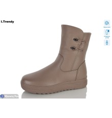 Черевики жіночі на зиму (6 пар р.36-41) коричневий  "Trendy"