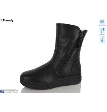 Черевики жіночі на зиму (6 пар р.36-41) чорний  "Trendy"