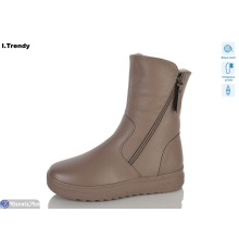 Черевики жіночі на зиму (6 пар р.36-41) коричневий  "Trendy"