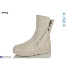 Черевики жіночі на зиму (6 пар р.36-41) бежевий  "Trendy"