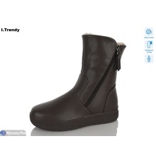 Черевики жіночі на зиму (6 пар р.36-41) коричневий  "Trendy"