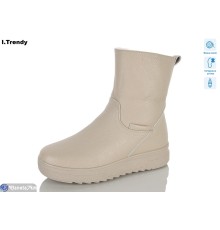 Черевики жіночі на зиму (6 пар р.36-41) бежевий  "Trendy"