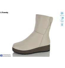 Черевики жіночі на зиму (6 пар р.36-41) бежевий  "Trendy"