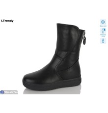 Чоботи жіночі на зиму (6 пар р.36-41) чорний  "Trendy"