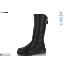 Чоботи жіночі на зиму (6 пар р.41-43) чорний  "Trendy"