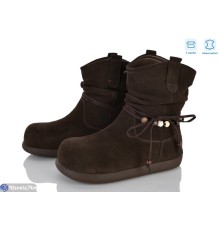 Черевики жіночі на зиму (6 пар р.37-40) коричневий  "Janna"