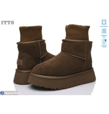 Уггі жіночі на зиму (6 пар р.36-41) коричневий  "LOTOS"