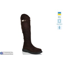 Чоботи жіночі на зиму (6 пар р.37-41) коричневий  "LIKA"