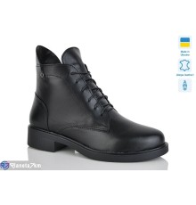 Черевики жіночі на зиму (6 пар р.37-41) чорний  "LIKA"