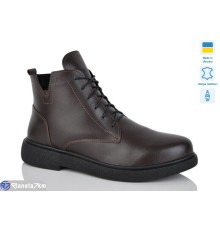 Черевики жіночі на зиму (6 пар р.40-43) коричневий  "LIKA"