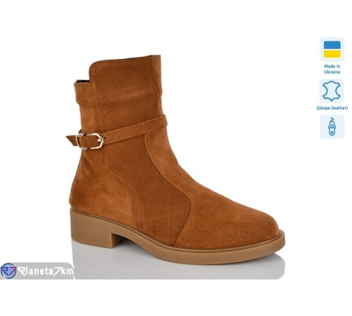 Черевики жіночі на зиму (6 пар р.37-41) camel  "LIKA"