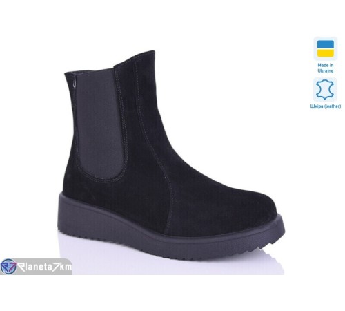 Черевики жіночі на зиму (6 пар р.37-41) чорний  "LIKA"