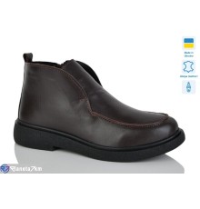 Черевики жіночі на зиму (6 пар р.37-41) коричневий  "LIKA"