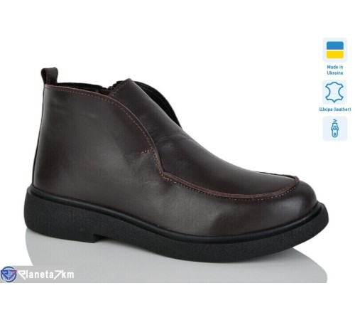 Черевики жіночі на зиму (6 пар р.37-41) коричневий  "LIKA"